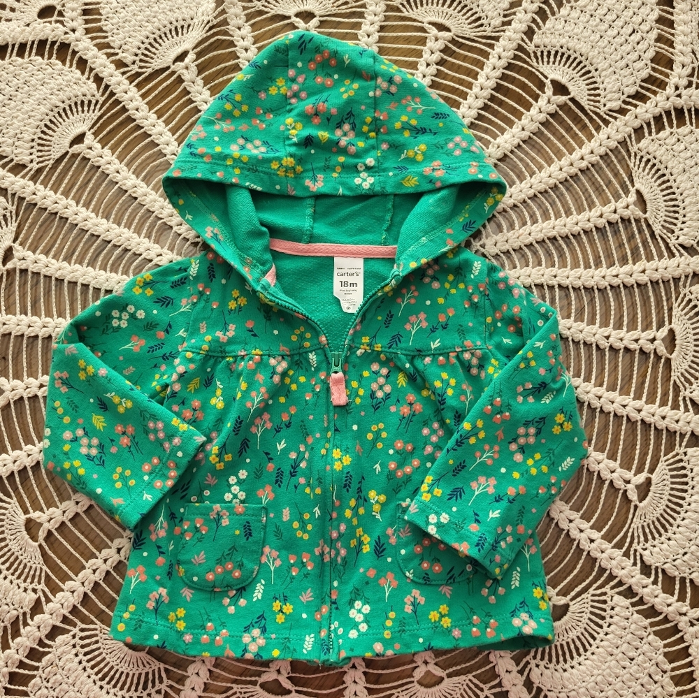 Carter's Size 18 month Little Girls Hooded Jacket